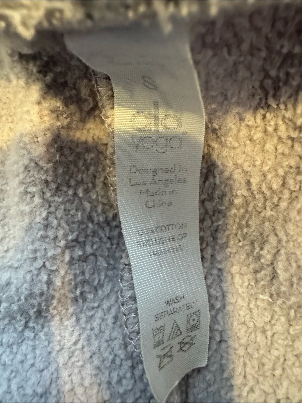 ALO Yoga Pale Gray Casual Athletic Shorts